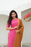 Pramojitha Pink & Mustard - (Set of 2)