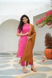 Pramojitha Pink & Mustard - (Set of 2)