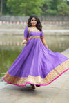 Vaishali Violet maxi Dress