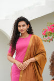 Pramojitha Pink & Mustard - (Set of 2)