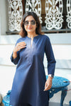 Malina Navy Blue Co - Ords ( Set of 2)