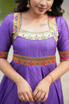 Vaishali Violet maxi Dress