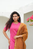 Pramojitha Pink & Mustard - (Set of 2)