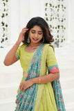 Roopa Green Half Saree