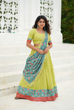 Roopa Green Half Saree