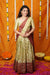 Aalaya Green with Maroon Banarasi Half Saree Set