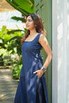 Keerthana Navy Blue Co - Ords ( Set of 2 )