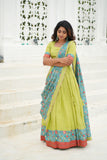 Roopa Green Half Saree