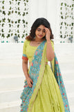 Roopa Green Half Saree