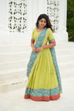 Roopa Green Half Saree