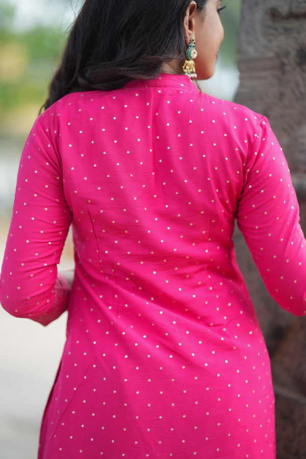 IMD - Pravya Pink Kurti Set (Set of 2)