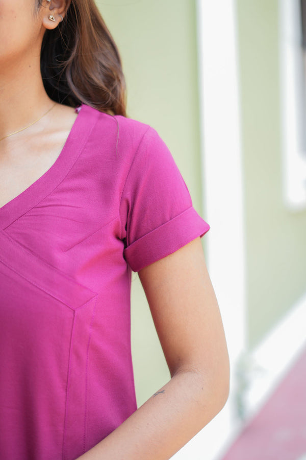 Vahini Deep Magenta Co - Ords ( Set of 2 )