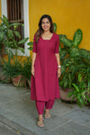 Viha Maroon Co - Ords ( Set of 2 )