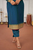 Gautami Teal Kurti Set (Set of 3)