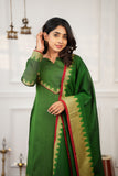 Gautami Green Kurti Set (Set of 3)