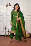 Gautami Green Kurti Set (Set of 3)