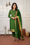 Gautami Green Kurti Set (Set of 3)