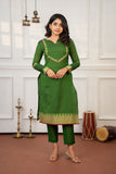 Gautami Green Kurti Set (Set of 3)