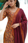 Prathana Mustard & Maroon Mom & Me