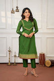 Gautami Green Kurti Set (Set of 3)