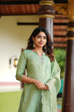 Pragathi Mint Green Kurti (Set of 2)