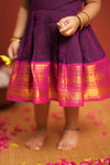 Tamizh Violet Frock Mini