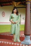 Pragathi Mint Green Kurti (Set of 2)