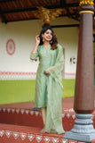 Pragathi Mint Green Kurti (Set of 2)