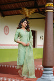 Pragathi Mint Green Kurti (Set of 2)