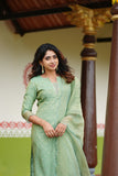 Pragathi Mint Green Kurti (Set of 2)