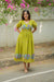 Ivana Olive Green Midi Dress