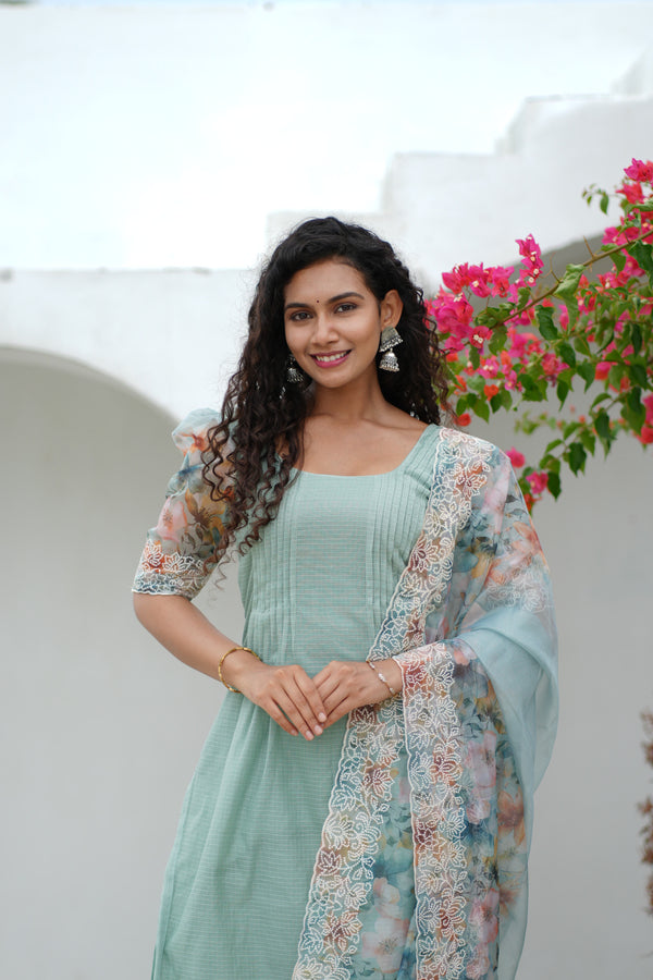 Krithi Mint Green - (Set of 2)