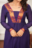 Brindha purple kurta (Set of 2)