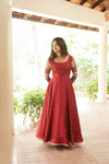 Aparna Maroon Dress