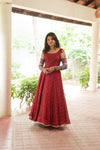 Aparna Maroon Dress