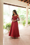 Aparna Maroon Dress