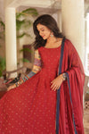 Aparna Maroon Dress