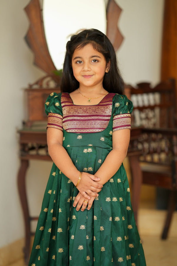 Shravya Green Frock Mini