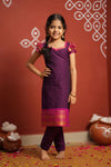 Tamizh Violet Kurti set Mini (Set of 2)