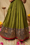 Aditi Green Checks Frock Mini