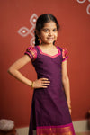 Tamizh Violet Kurti set Mini (Set of 2)