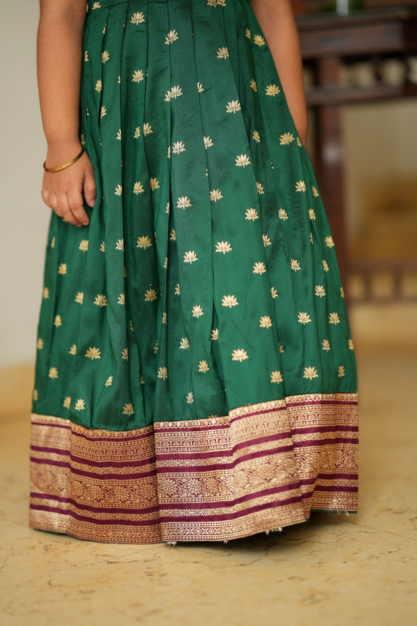 Shravya Green Frock Mini
