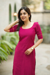 Raha Rose Pink Kurti Set (Set of 2)