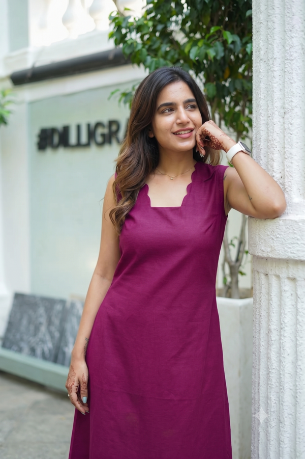 Oviya Deep Magenta Co - Ords ( Set of 2 )