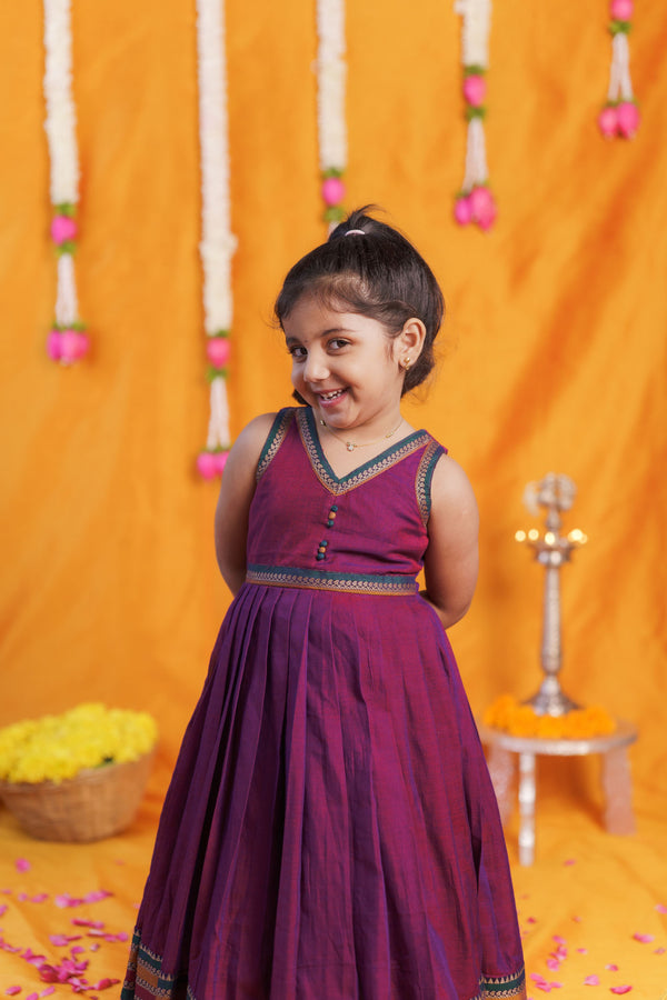 IMD - Geetanjali Magenta Frock Mini