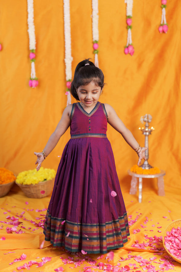 IMD - Geetanjali Magenta Frock Mini