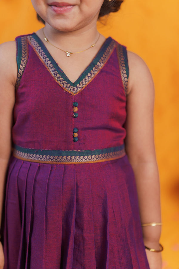 IMD - Geetanjali Magenta Frock Mini