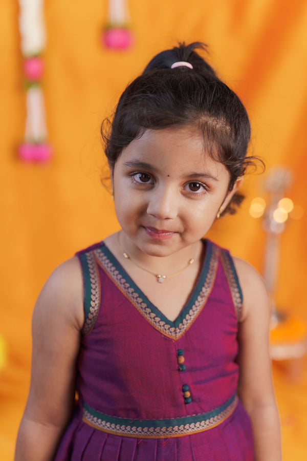 IMD - Geetanjali Magenta Frock Mini