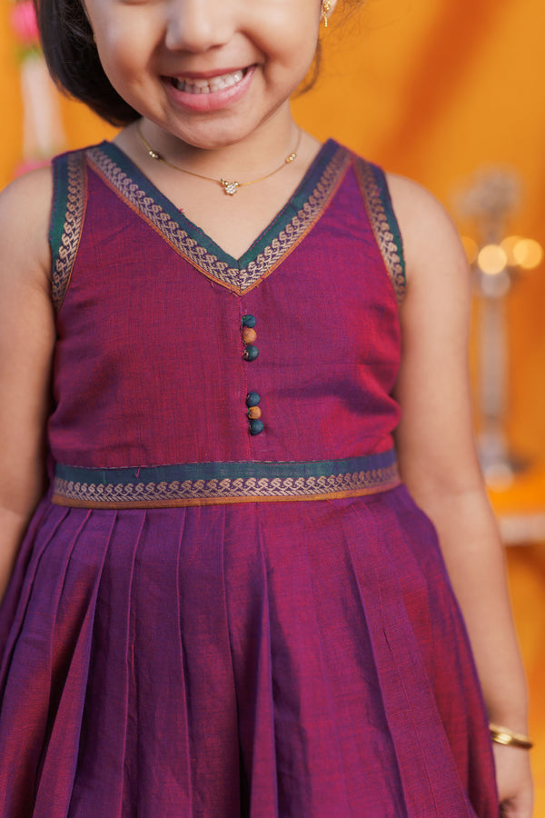 IMD - Geetanjali Magenta Frock Mini