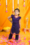 Sreeja Violet Croptop Salwar Mom & Me Set